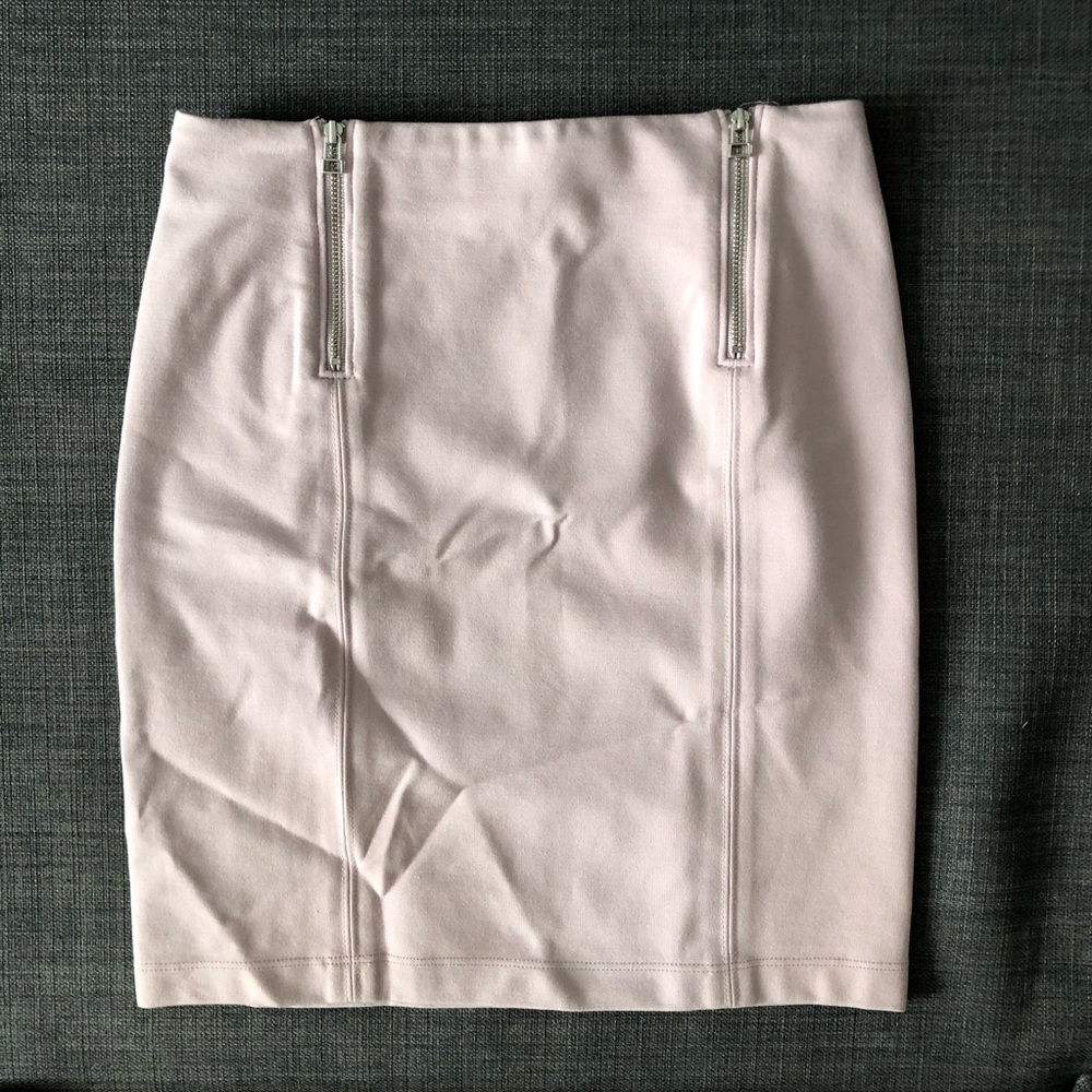 Aritzia Sunday Best Light Lilac Double Zip Skirt